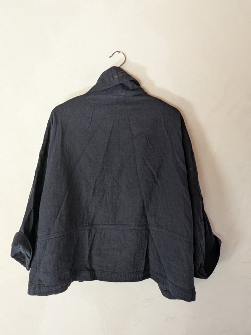 Atelier Delphine Double Layer Gauze Kimono navy - Picture 3 of 4